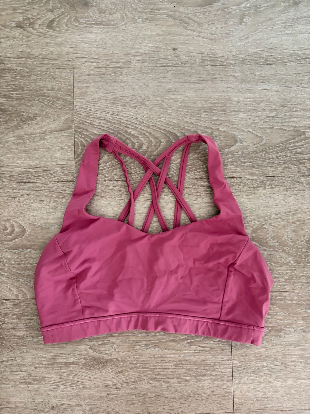lululemon athletica Strappy Crisscross Sports Bra - Rose